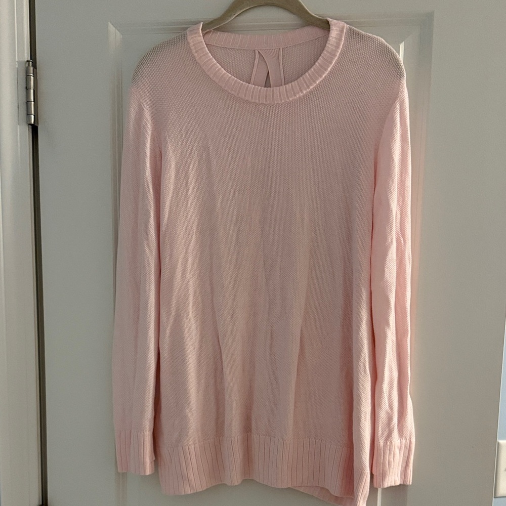 Lululemon Athletica Light Pink Crew Neck Sweater